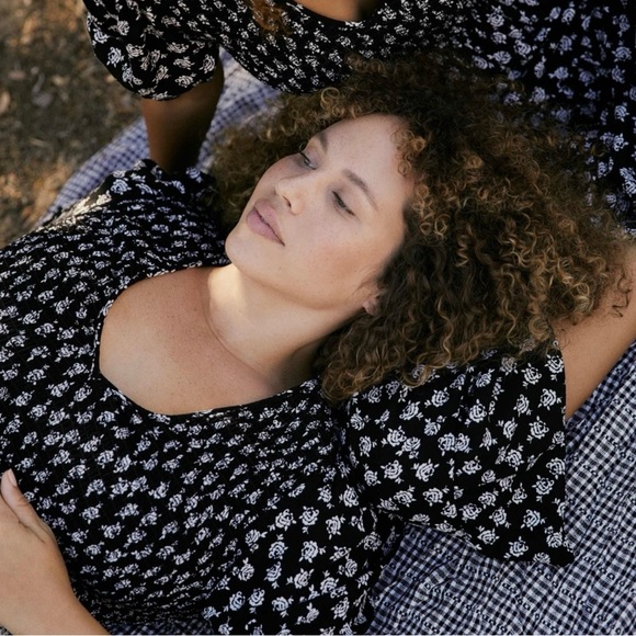 Christy Dawn Brooklyn Black and White Floral Maxi Dress - Picture 3 of 5